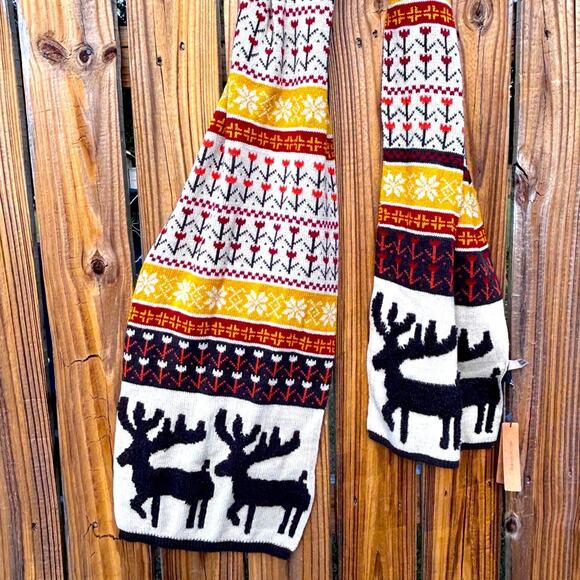 Look Accessories - Fall Scarf Yellow Orange Moose Boutique
